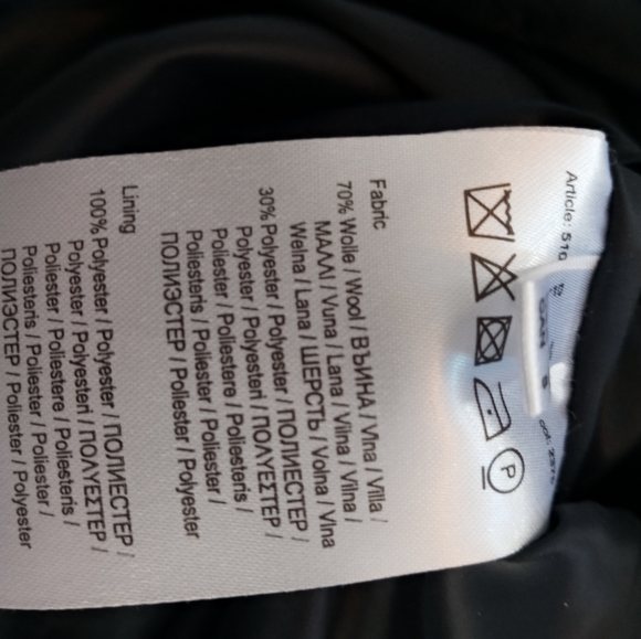 More & More Blue Wool Plaid Dress - Picture 3 of 11